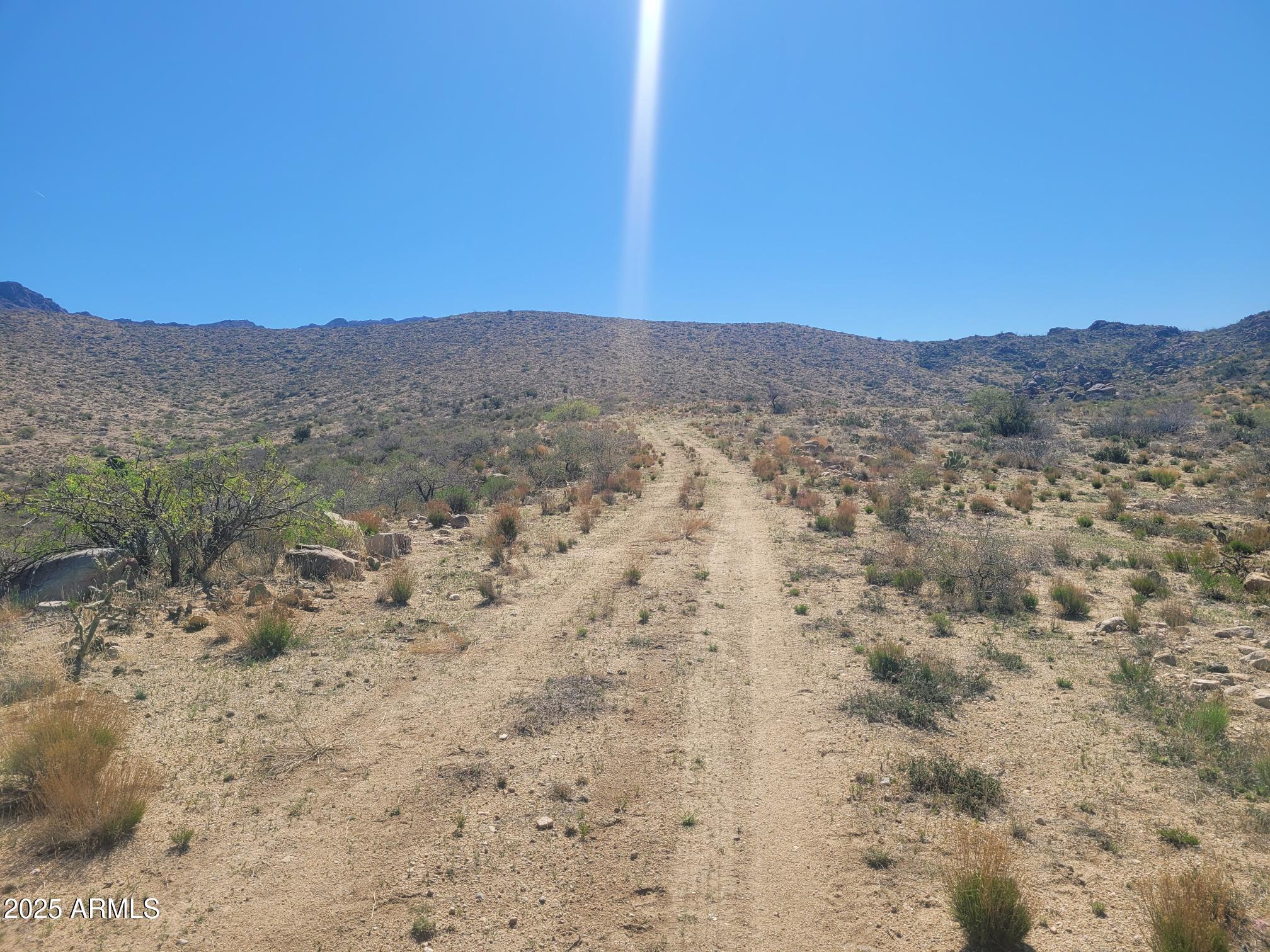 0 South Date Creek Road, Unit PARCEL H Congress, AZ 85332 - Photo 8 of 14 a view of a dry yard with mountains in the background