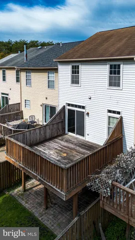 a view of a house with a deck