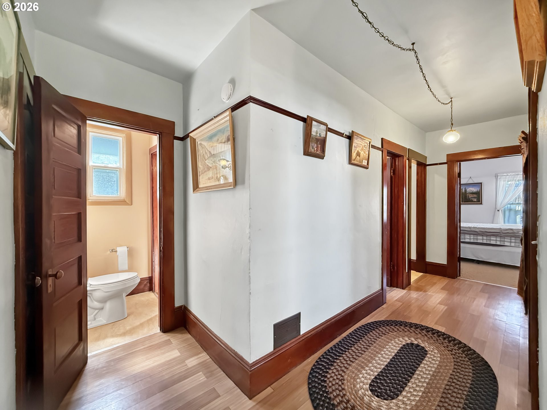2291 2nd Street Baker City, OR 97814 - Photo 24 of 48 a bedroom with a bed and a gate