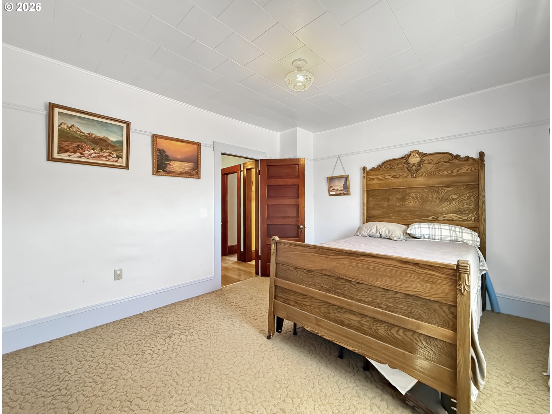 2291 2nd Street Baker City, OR 97814 - Photo 37 of 48 a bedroom with a bed and a view of room