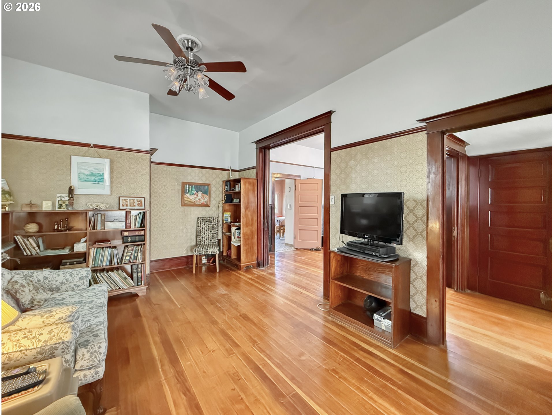 2291 2nd Street Baker City, OR 97814 - Photo 9 of 48 a living room with furniture and a flat screen tv