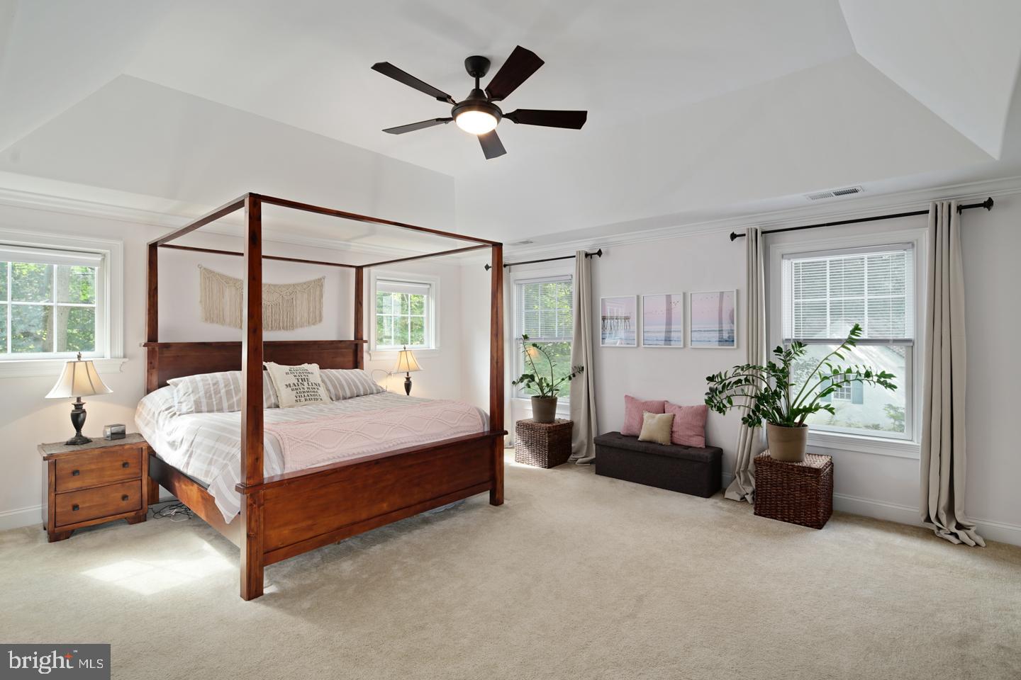 500 West Beechtree Lane Wayne, PA 19087 - Photo 14 of 45 Luxurious, bright master bedroom with tray ceiling