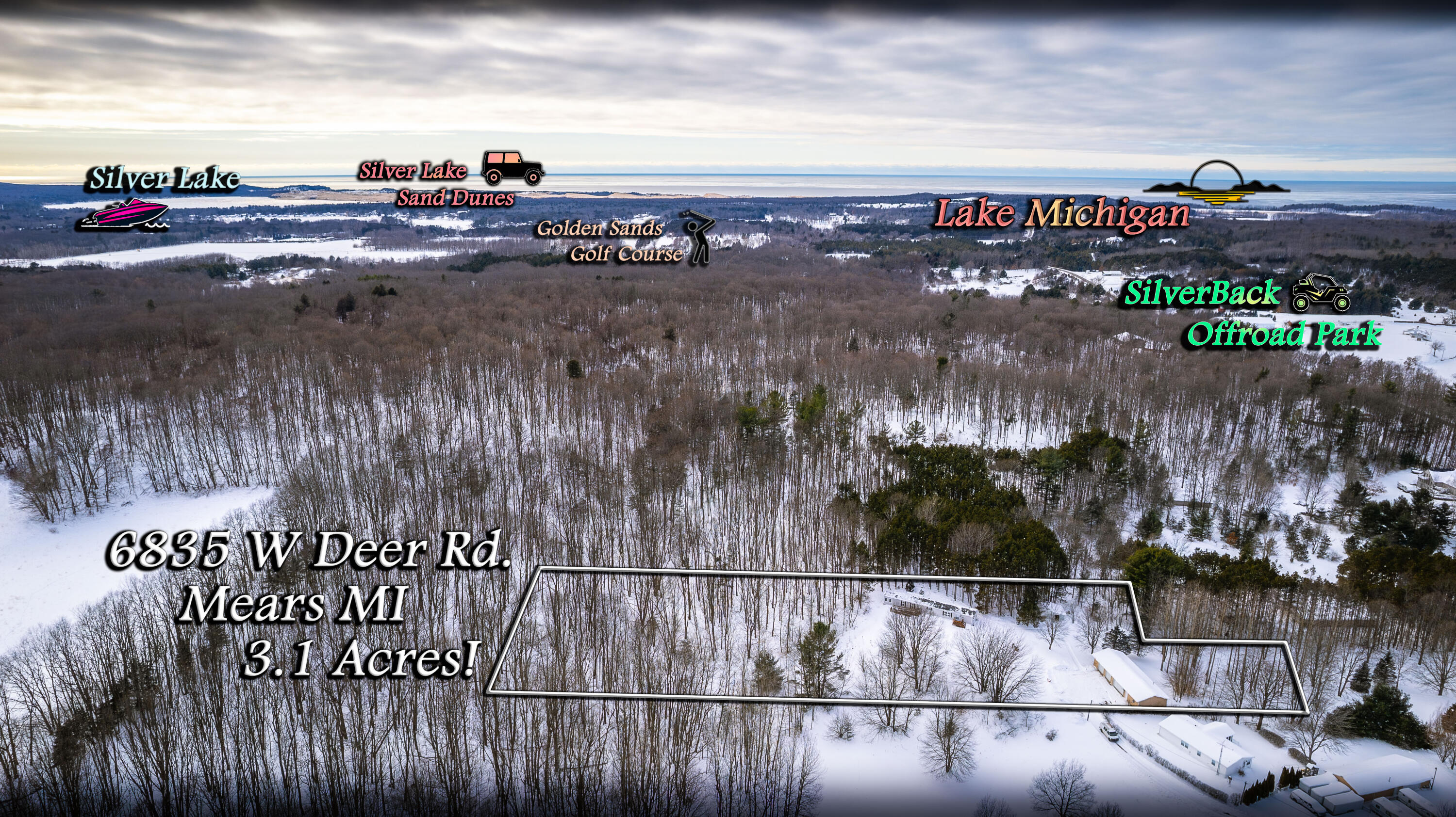 6835 West Deer Road Mears, MI 49436 - Photo 2 of 58 DJI_0434-HDR-Edit-2