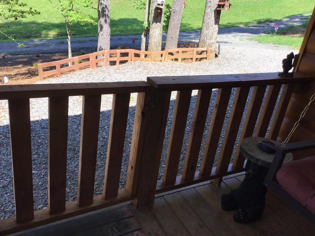 30 Zoe Hl Drive Murphy, NC 28906 - Photo 24 of 41 a view of a wooden bench in the porch