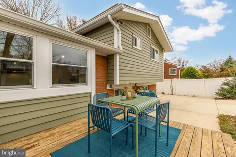 a view of a house with a patio