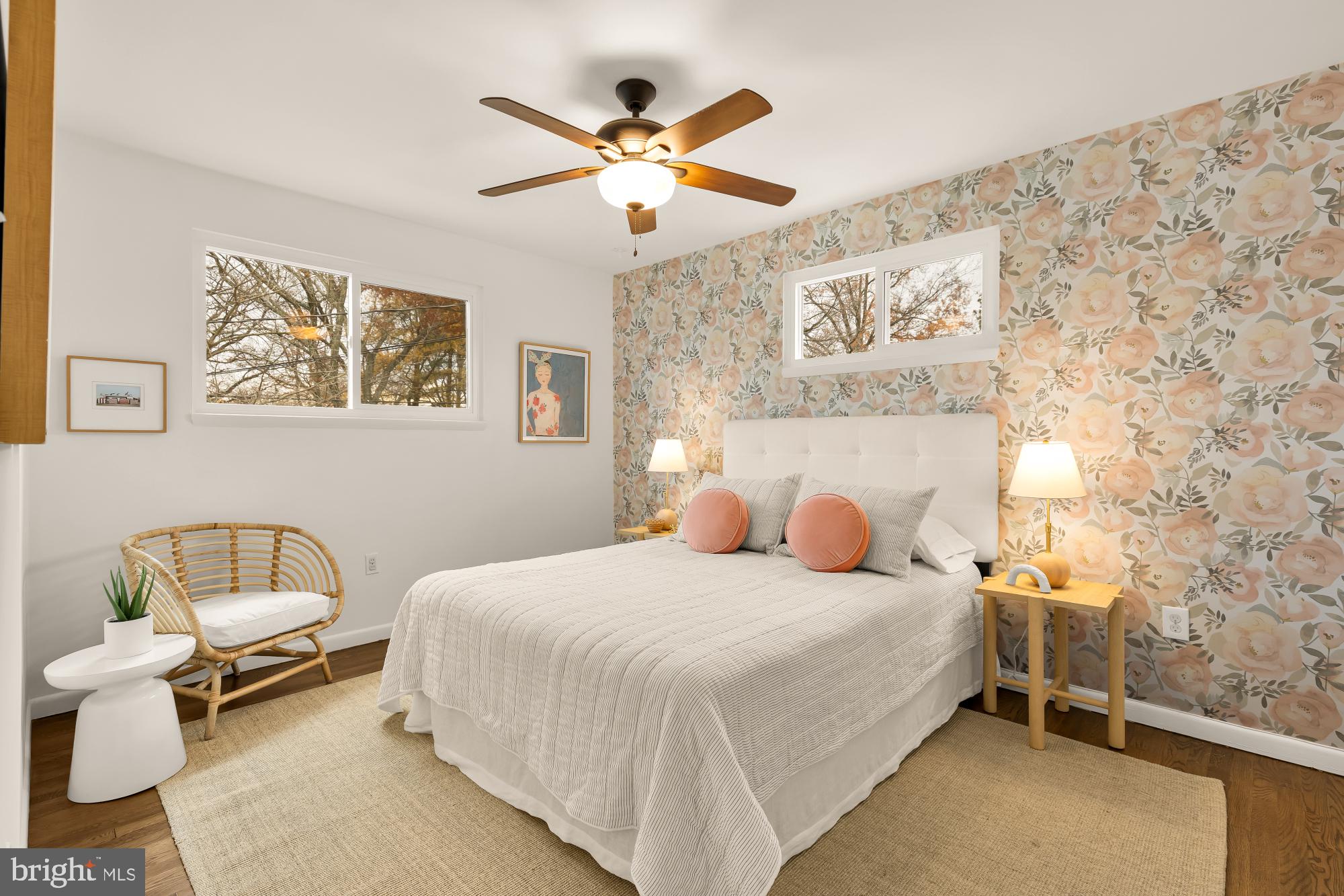 405 Irwin Street Silver Spring, MD 20901 - Photo 25 of 39 a bedroom with a bed and a painting on the wall