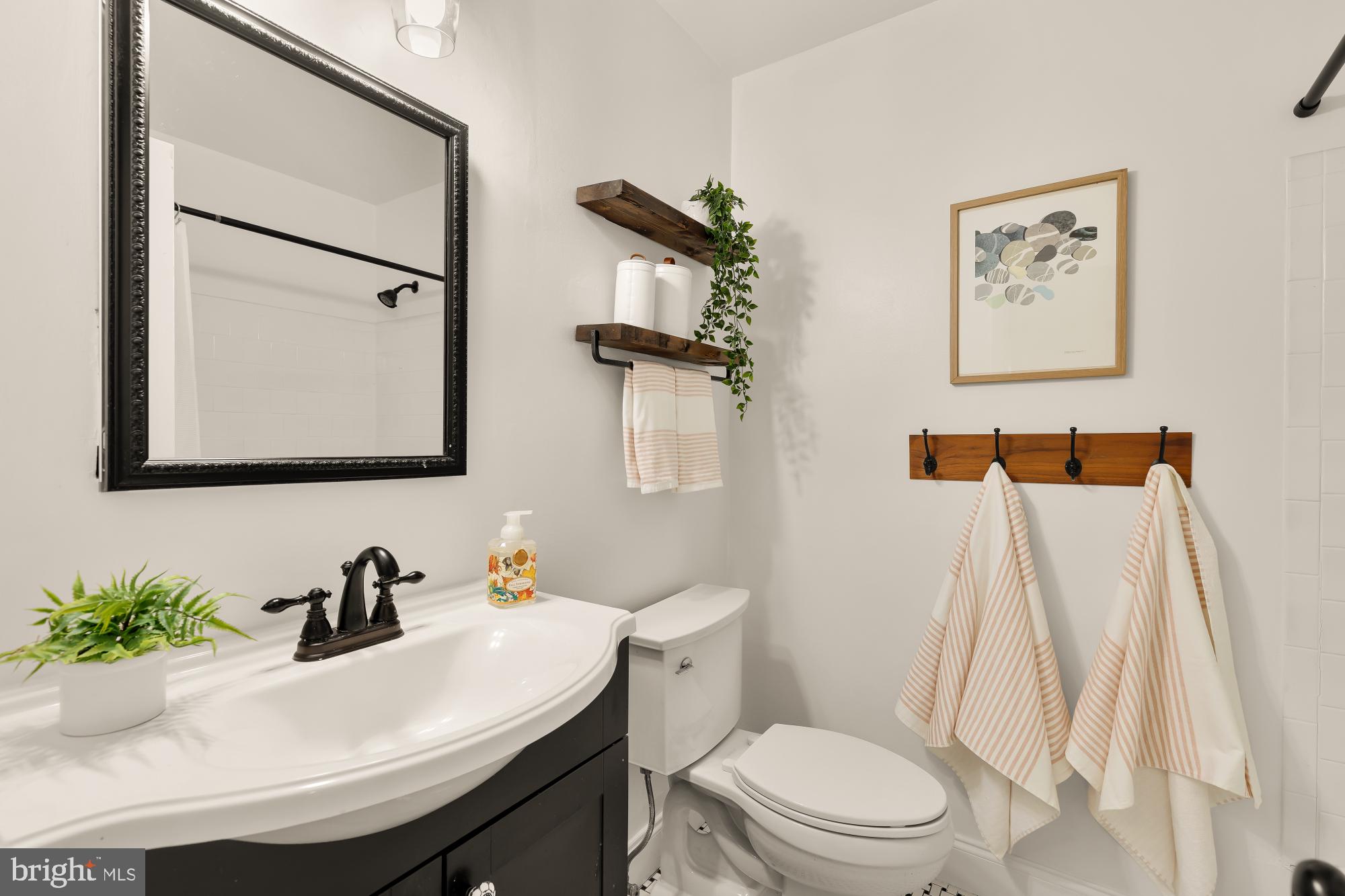 405 Irwin Street Silver Spring, MD 20901 - Photo 28 of 39 a bathroom with a sink toilet and mirror