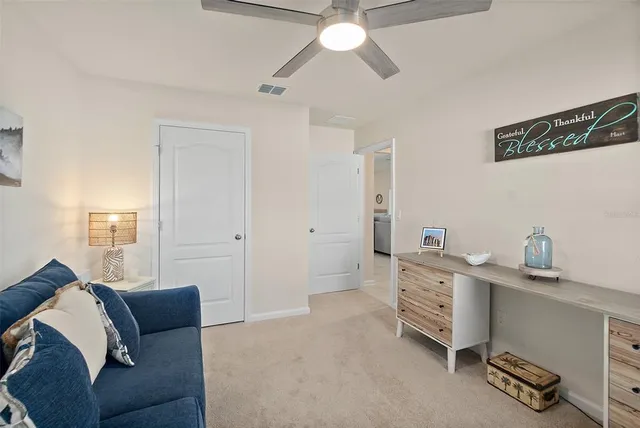 a kitchen with a stove and cabinets