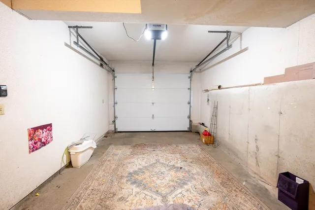 a view of a storage and utility room