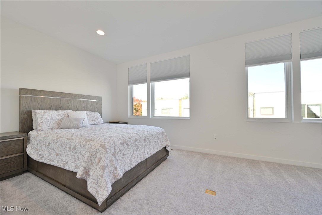 18875 Riversouth Terrace, Unit 35 Cleveland, OH 44126 - Photo 21 of 37 Bedroom featuring light carpet and recessed lighting