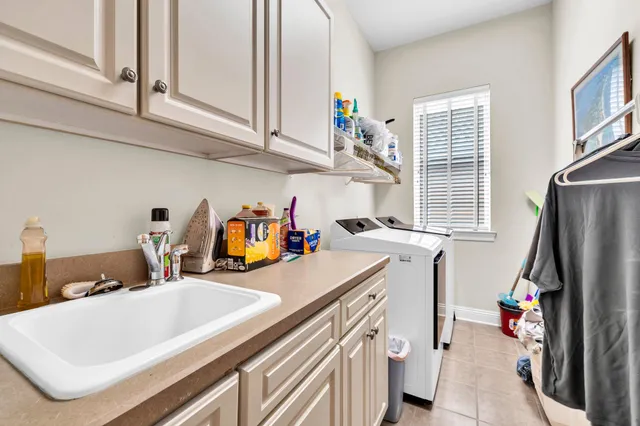 a room with storage and utility