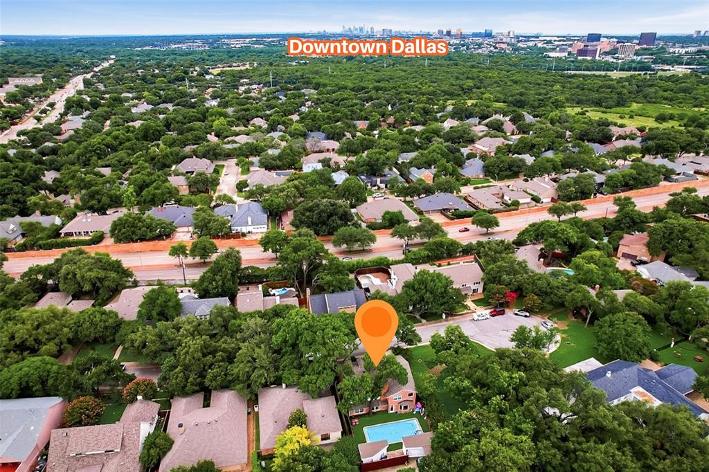 9315 Moss Cir Drive Dallas, TX 75243 - Photo 34 of 36 an aerial view of multiple house