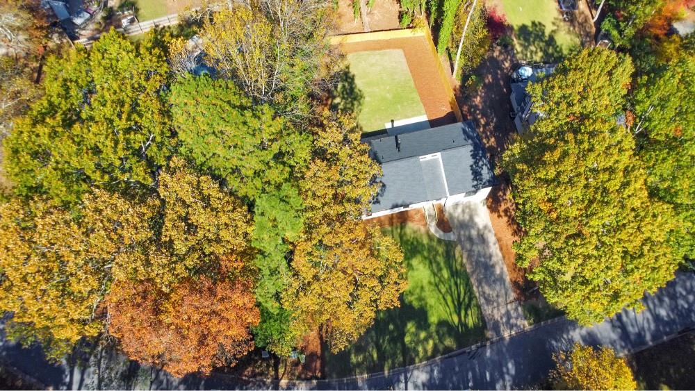 2066 Old Forge Way Marietta, GA 30068 - Photo 46 of 54 a backyard of a house with lots of green space