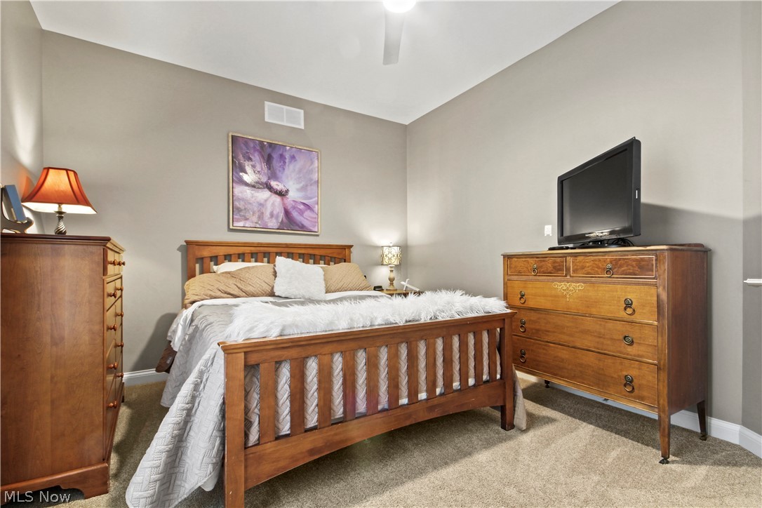 1805 East Western Reserve Road Youngstown, OH 44514 - Photo 10 of 31 Bedroom featuring ceiling fan and carpet floors