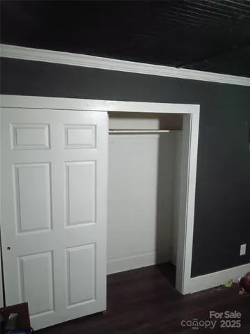 a view of closet area