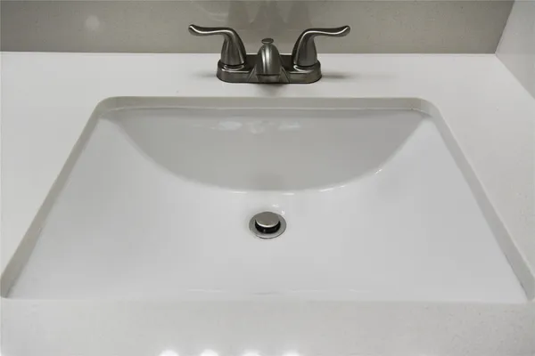 a close view of sink