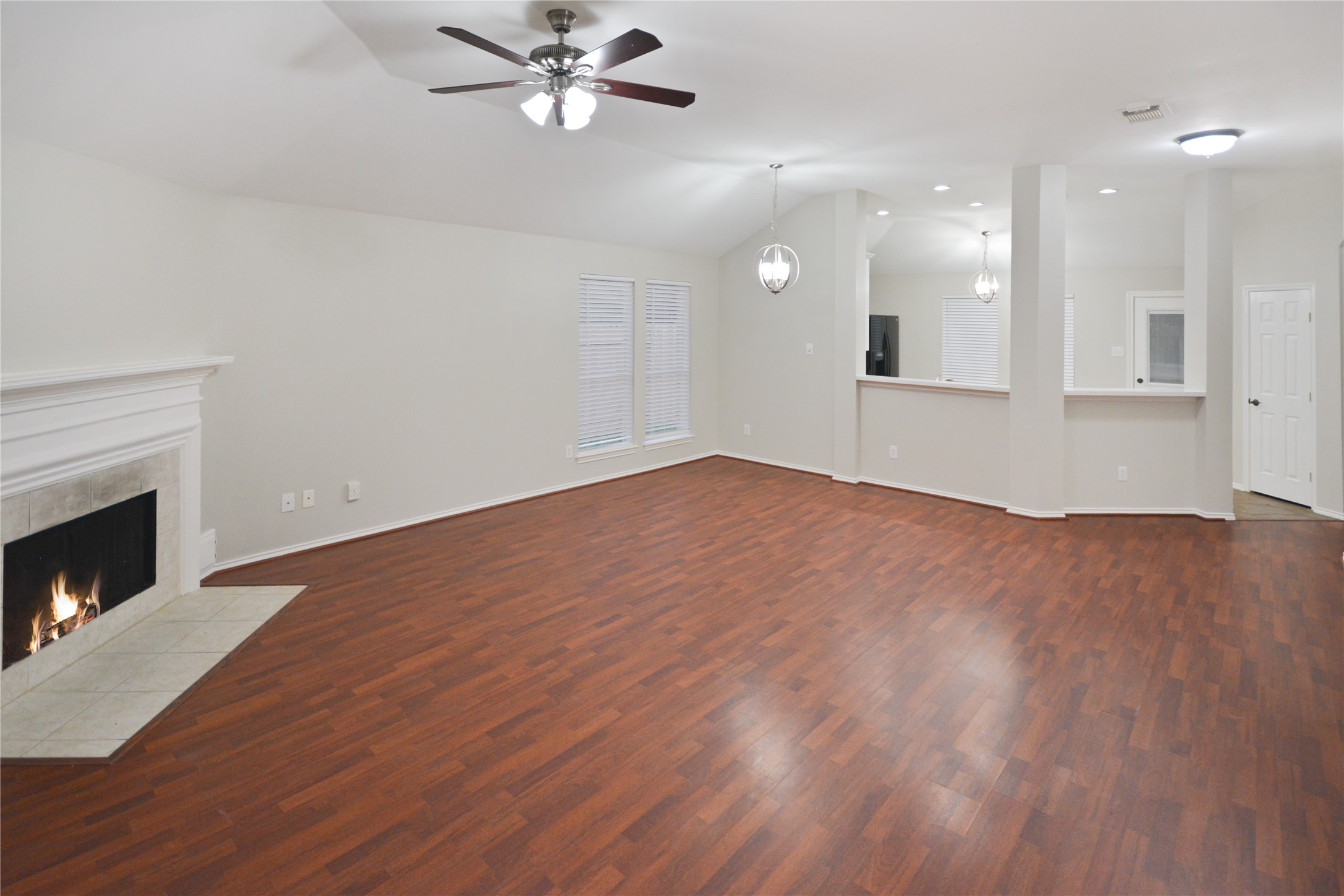 21614 Brookchase Loop Cypress, TX 77433 - Photo 5 of 34 Fireplace has digitally placed fire.