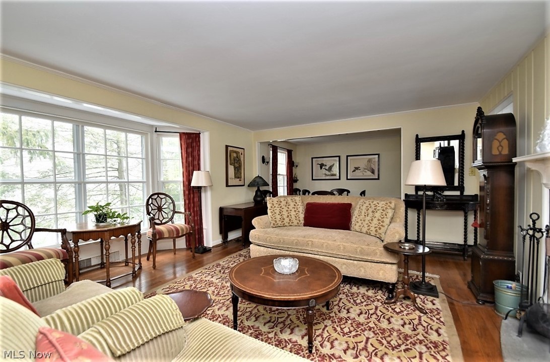 Living room toward dining room