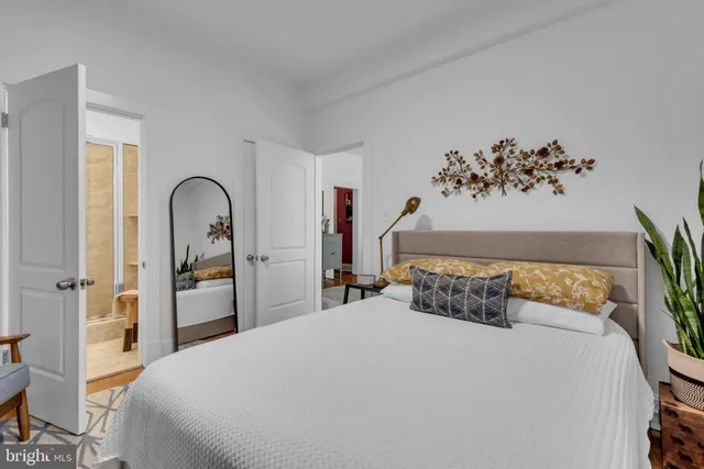 a view of living room and bathroom