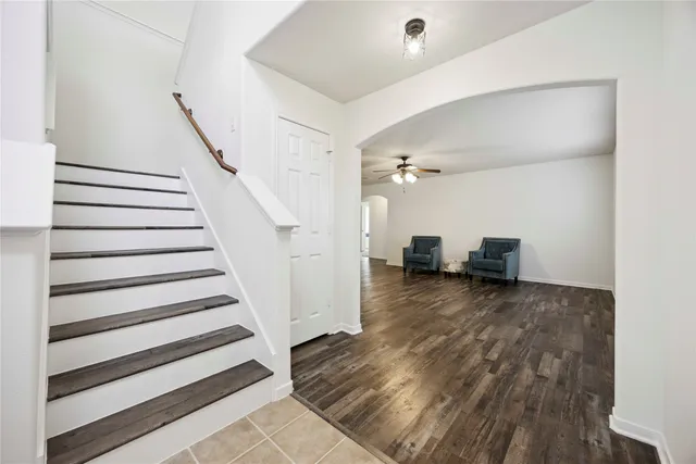 wooden floor in an empty room