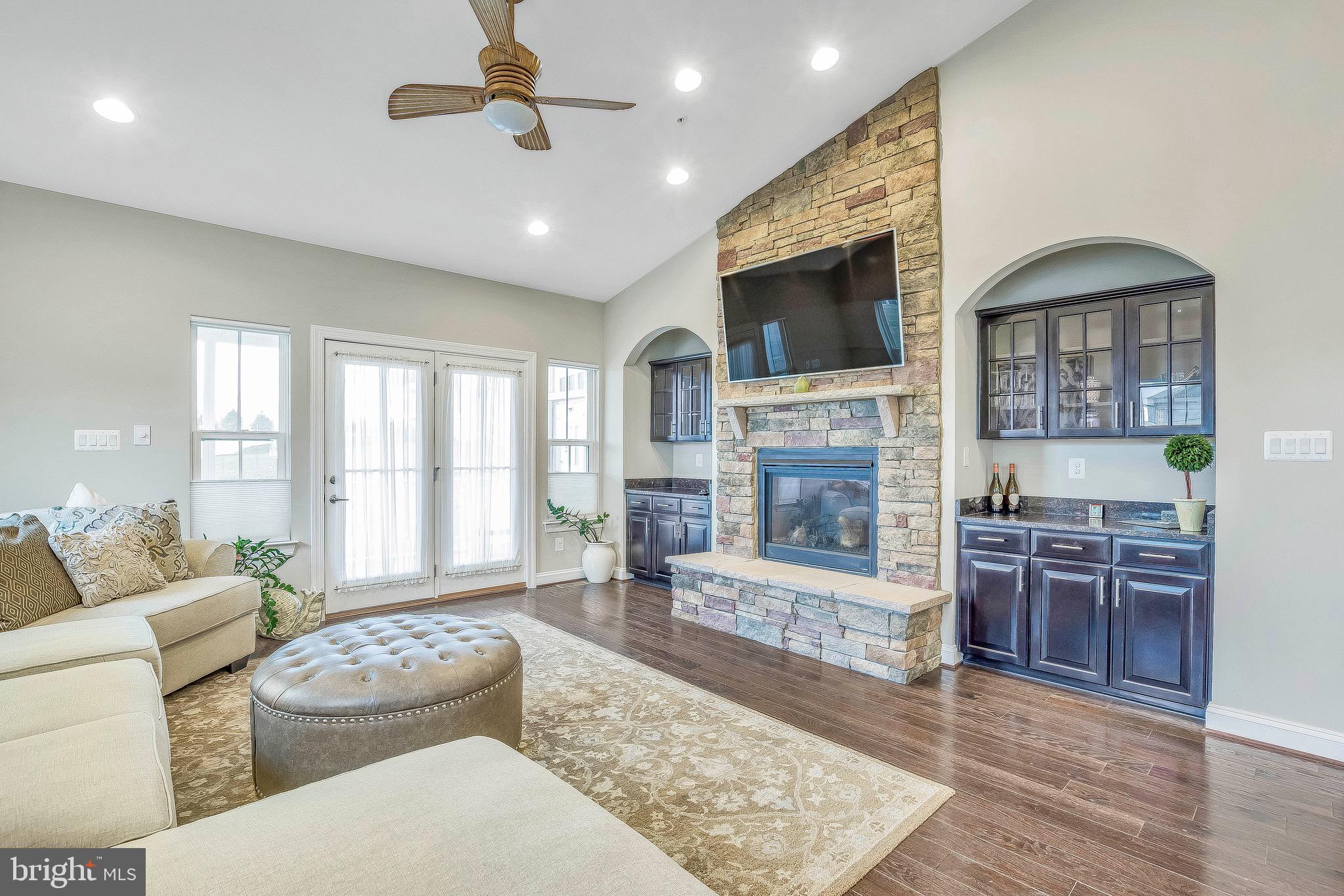 3041 Sunny Ridge Drive Odenton, MD 21113 - Photo 12 of 54 Stone Fireplace w/built-ins