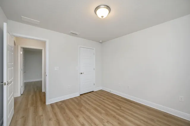 wooden floor in an empty room