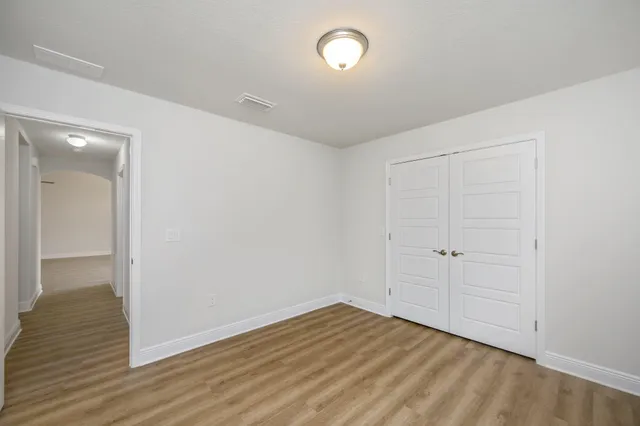wooden floor in an empty room