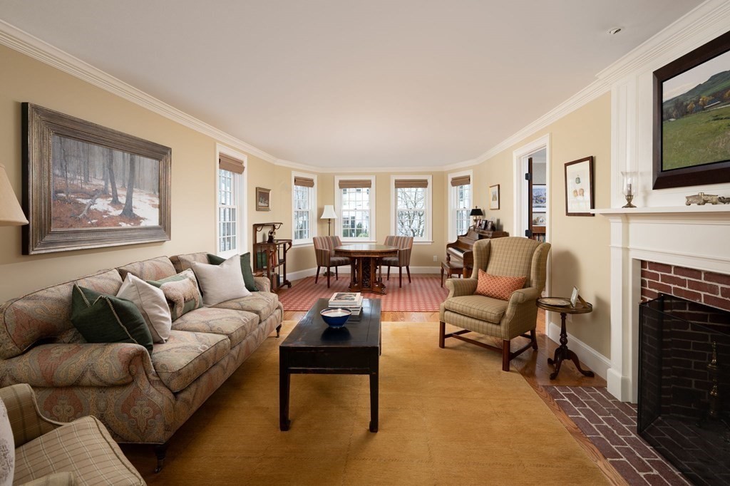 40 Spring Street Hingham, MA 02043 - Photo 14 of 27 a living room with furniture fireplace and flat screen tv