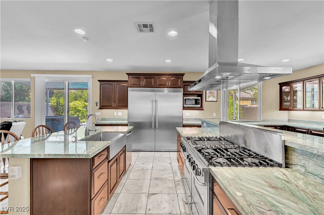 3930 Burma Road North Las Vegas, NV 89032 - Photo 21 of 73 Formal dining room open to fully remodeled gourmet kitchen