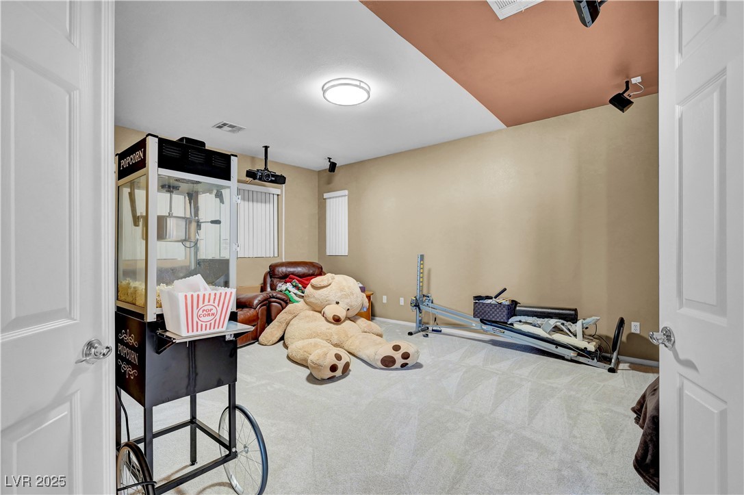 3930 Burma Road North Las Vegas, NV 89032 - Photo 45 of 73 Guest Bedroom #2 Double doors ~ Currently Movie Theatre ~ Surround Sound
