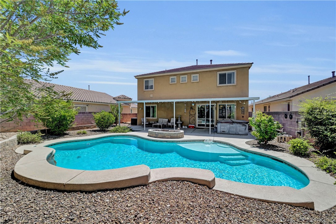 3930 Burma Road North Las Vegas, NV 89032 - Photo 5 of 73 Huge .17 acre homesite with sparkling pool, above ground pool, above ground spa