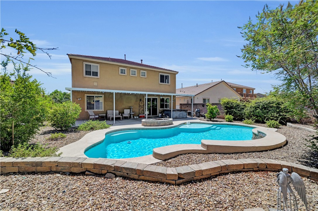 3930 Burma Road North Las Vegas, NV 89032 - Photo 66 of 73 Huge .17 acre homesite with sparkling pool, above ground pool, above ground spa