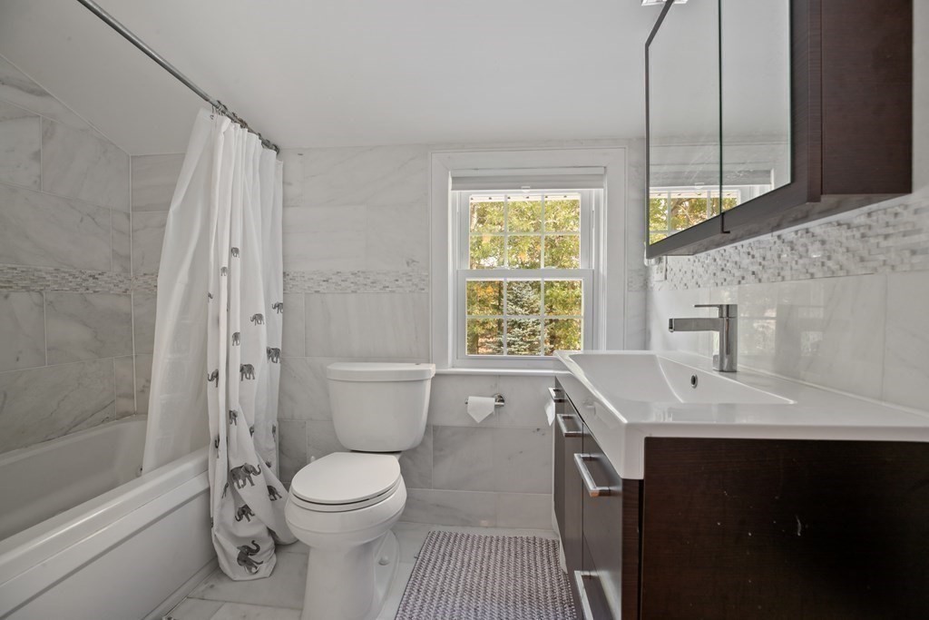 19 Manor Avenue Natick, MA 01760 - Photo 18 of 29 a bathroom with a sink a toilet and shower