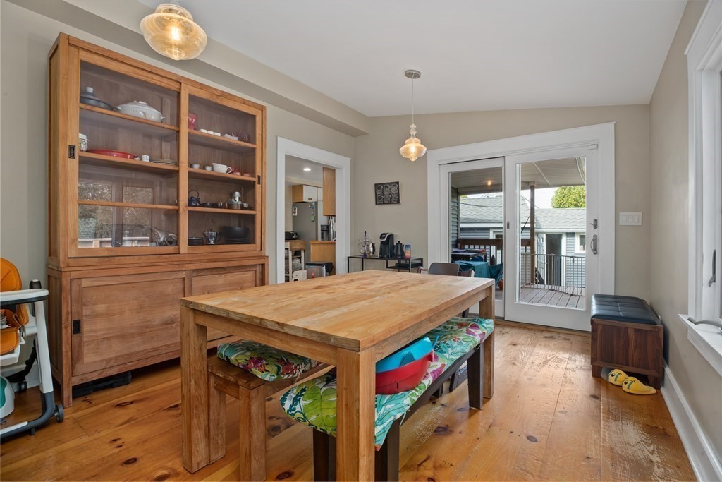 19 Manor Avenue Natick, MA 01760 - Photo 10 of 29 a dining room with a table and chairs