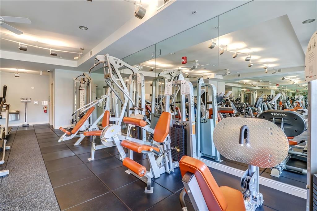 8011 Via Monte Carlo Way, Unit 2208 Estero, FL 33928 - Photo 31 of 34 a view of a room with gym equipment