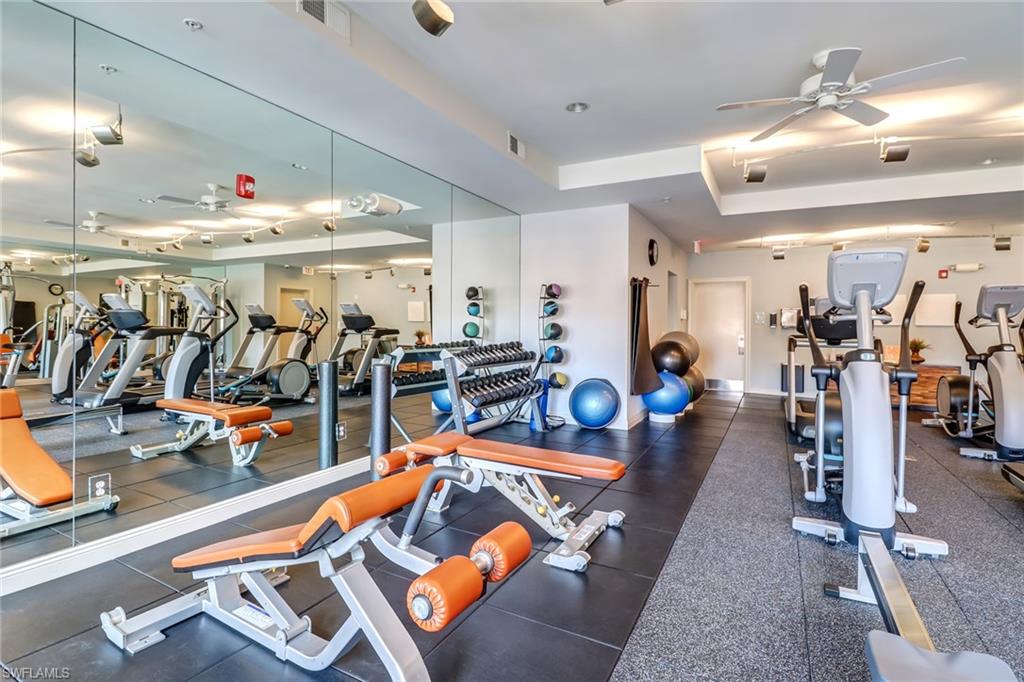 8011 Via Monte Carlo Way, Unit 2208 Estero, FL 33928 - Photo 32 of 34 a view of a room with gym equipment