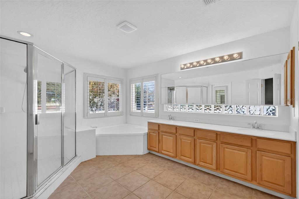 729 Strihal Loop Oakland, FL 34787 - Photo 29 of 49 a spacious bathroom with a tub sink and mirror