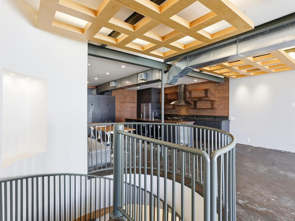 511 North Akard Street, Unit 1505 Dallas, TX 75201 - Photo 14 of 39 Breathtaking is the word you will use when you ascend the sprial staircase