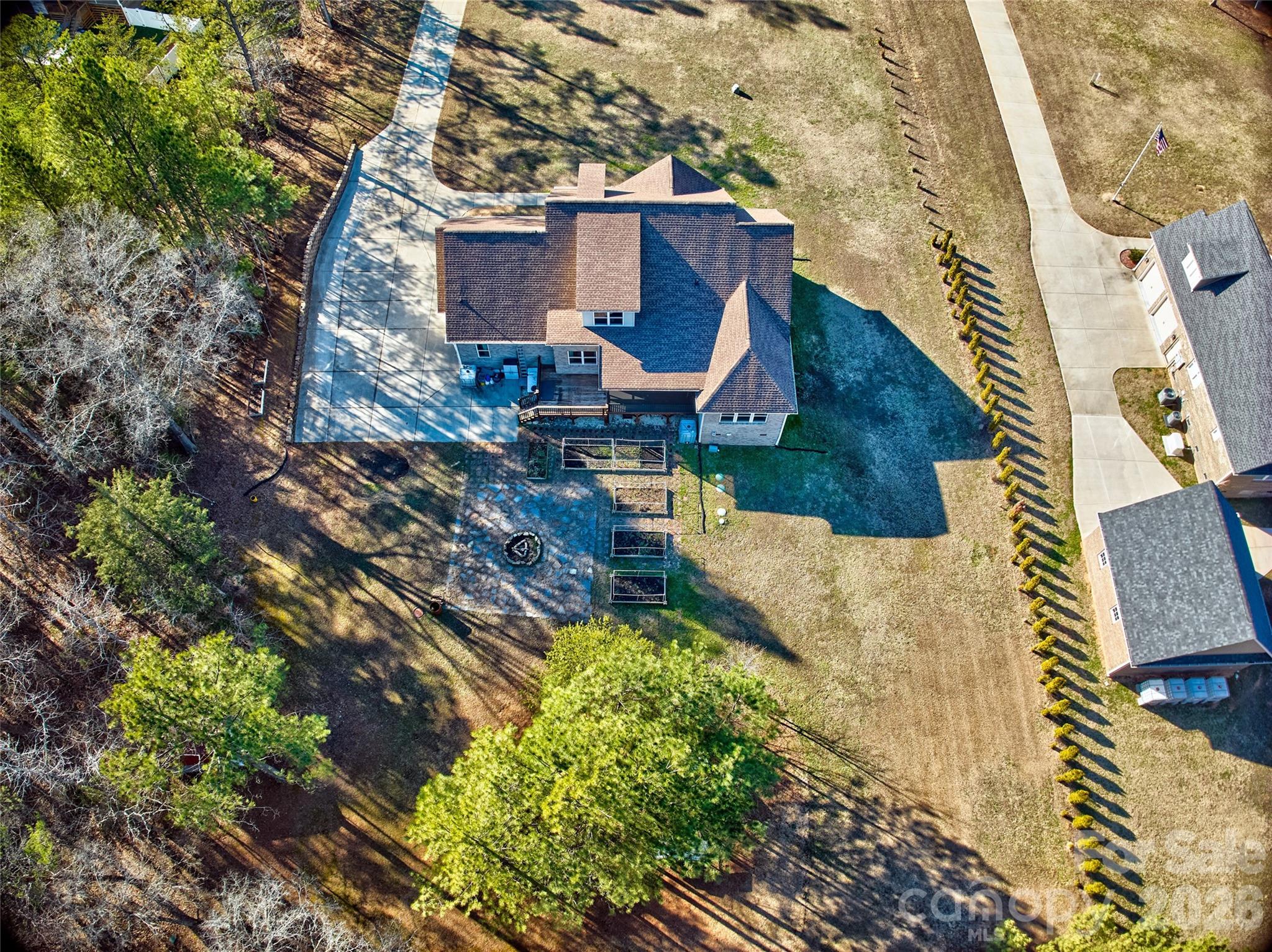 398 Kingsburry Road Clover, SC 29710 - Photo 2 of 48 an aerial view of a house with a yard