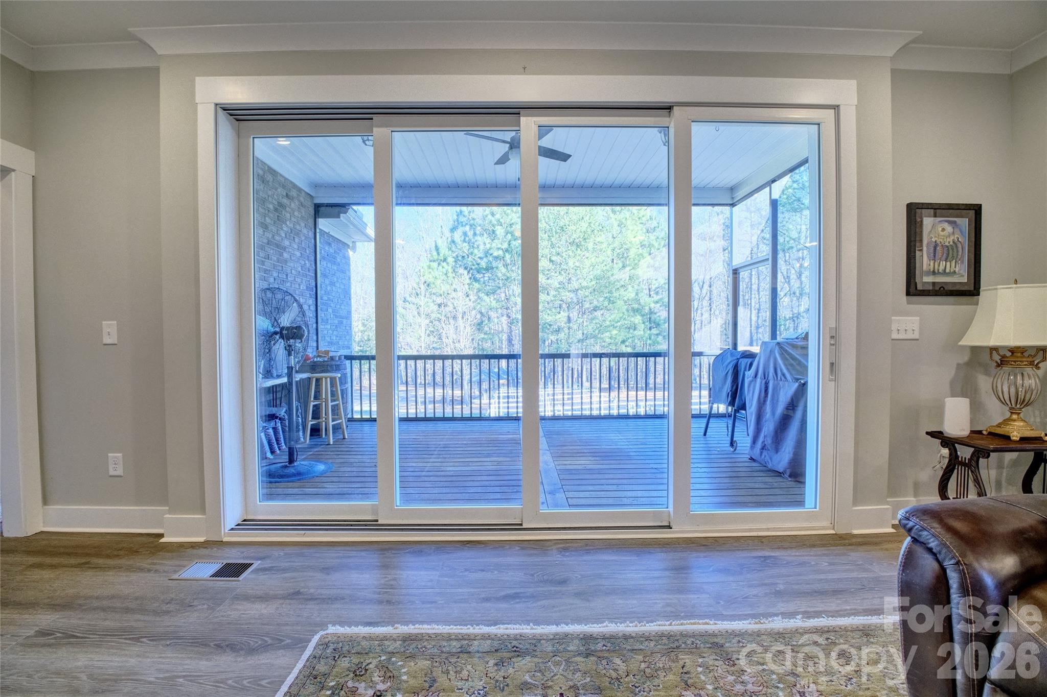 398 Kingsburry Road Clover, SC 29710 - Photo 33 of 48 a view of a livingroom with wooden floor and a couch