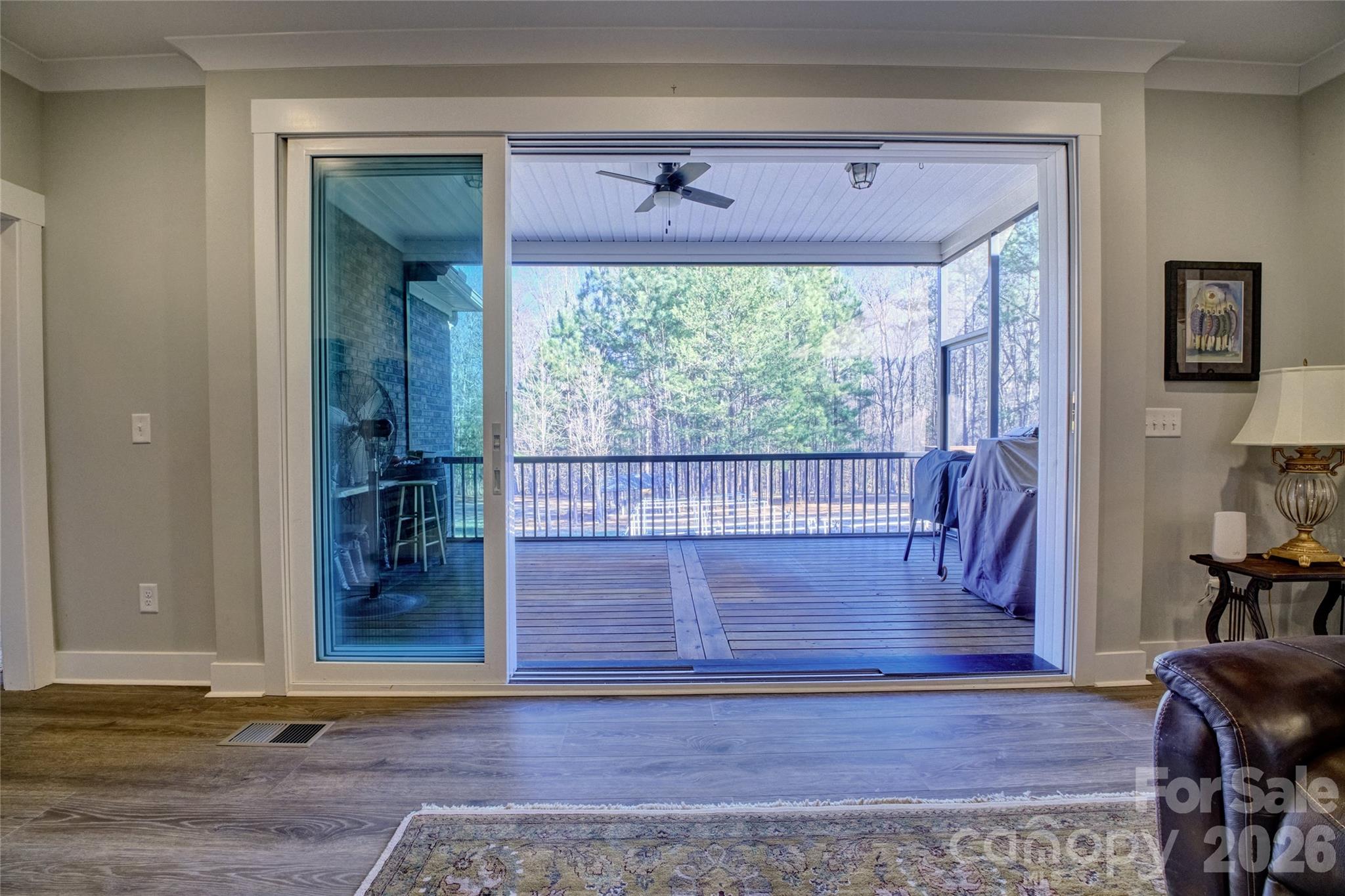 398 Kingsburry Road Clover, SC 29710 - Photo 34 of 48 a view of entryway with a floor to ceiling window and wooden floor