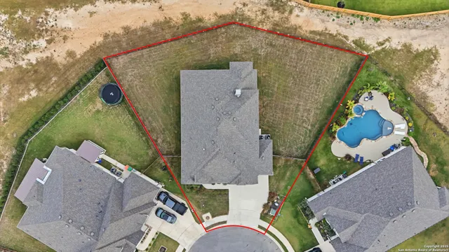 an outdoor space with garden view