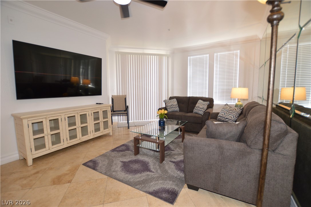 260 East Flamingo Road, Unit 332 Las Vegas, NV 89169 - Photo 2 of 36 This living area features ample natural light and sophisticated tile flooring.