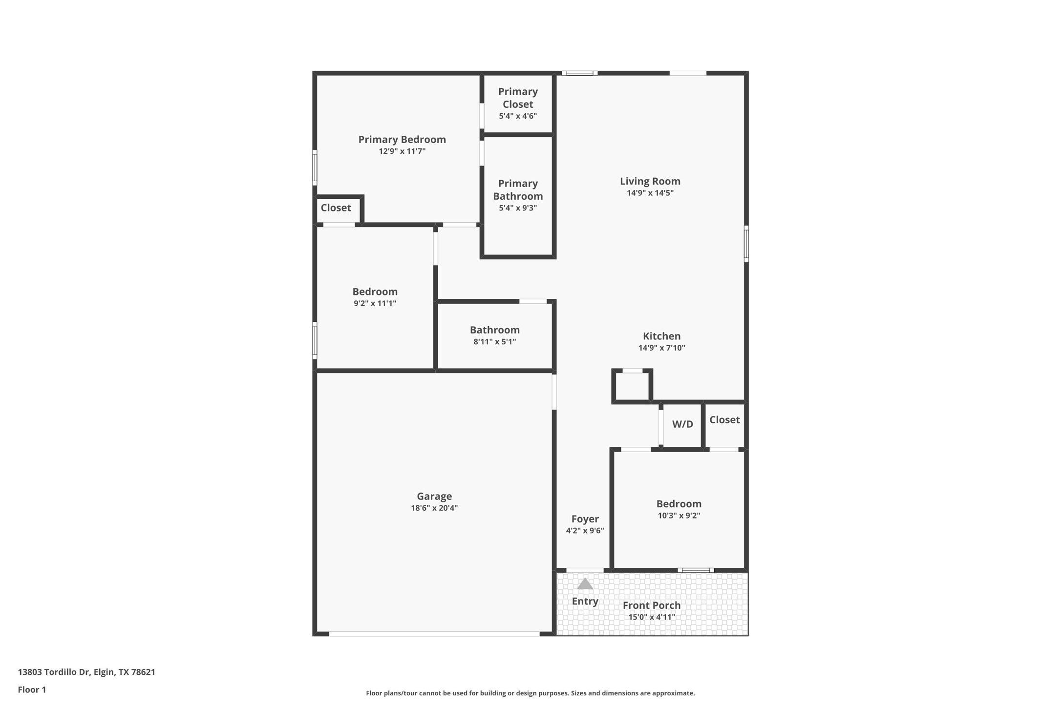 13803 Tordillo Drive Elgin, TX 78621 - Photo 39 of 39 View of floor plan / room layout