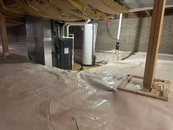 a view of a water heater