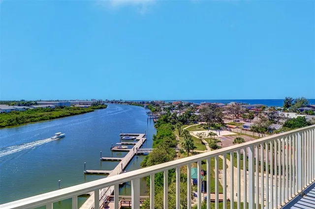 a view of a balcony with an outdoor space
