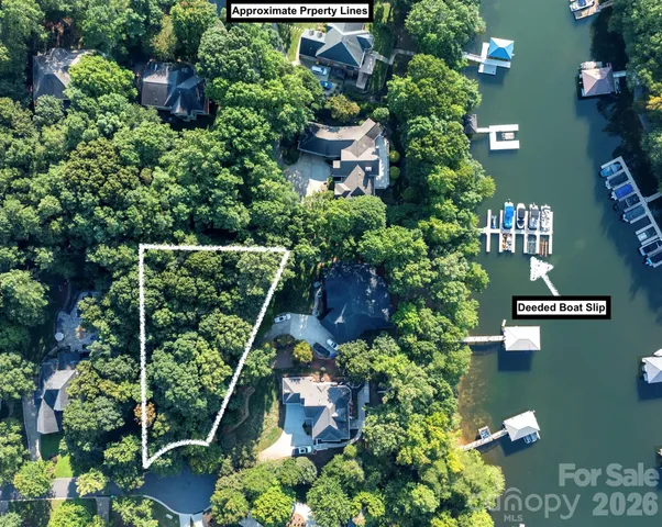 an aerial view of a house having outdoor space