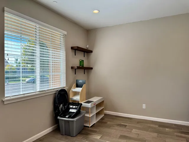 a room with a window