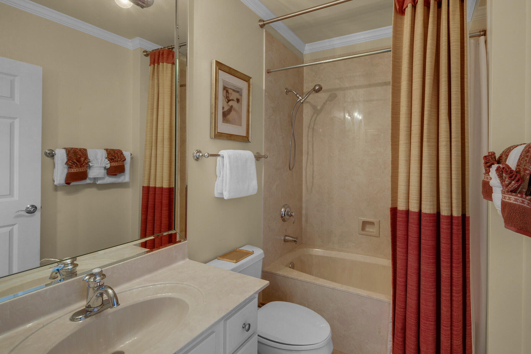56 Blue Mountain Road, Unit A201 Santa Rosa Beach, FL 32459 - Photo 46 of 76 a bathroom with a sink toilet and shower