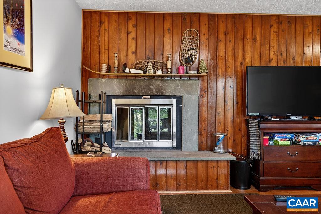 410 Three Ridges Roseland, VA 22967 - Photo 13 of 21 a living room with furniture a flat screen tv and a fireplace